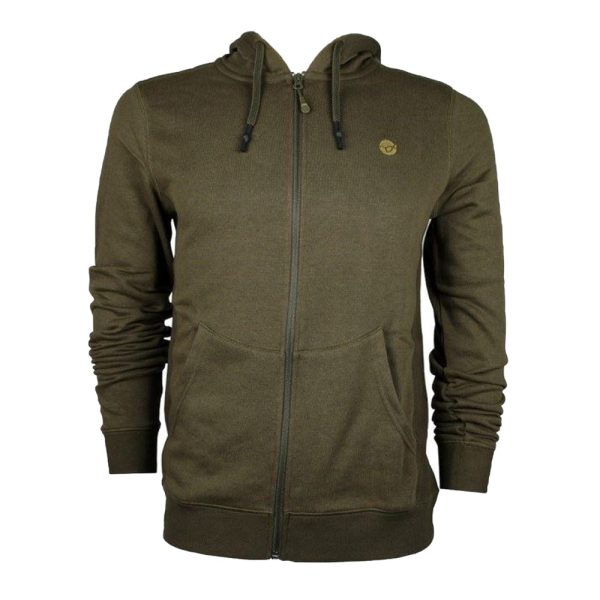 Korda - Kore Olive Zip Hoodie - Bluza z kapturem - S