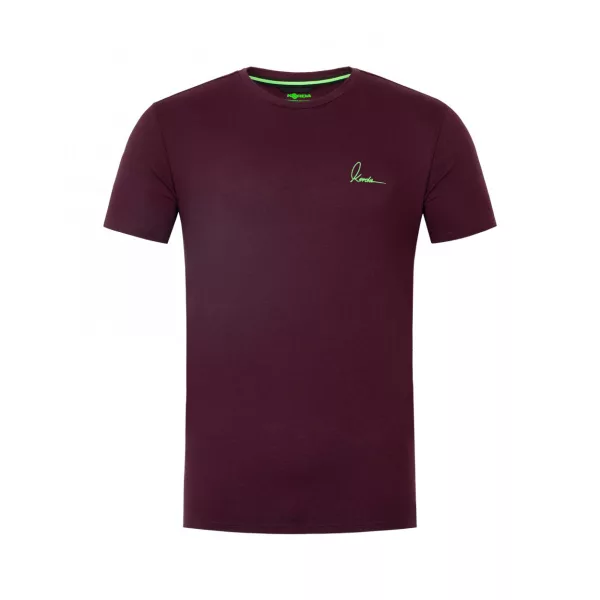 Korda Minimalna Koszulka Burgundowa XL