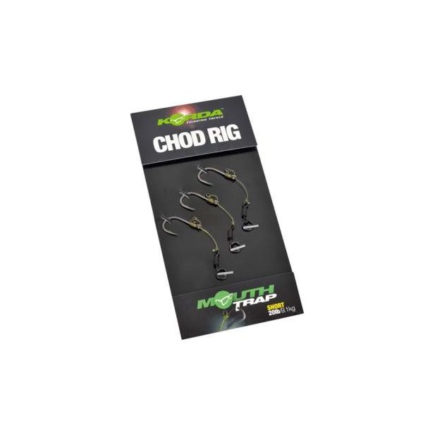 Korda Chod Rig Short Barbless Size 6 - pre-tied carp CHOD hooklink