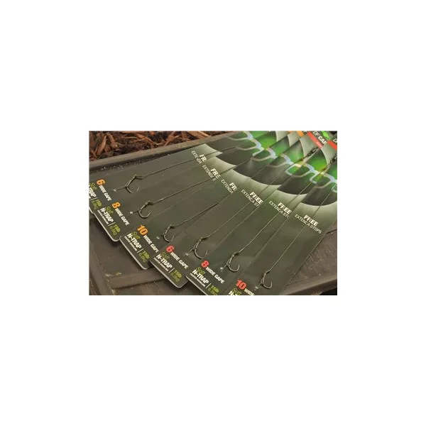 Korda N-Trap DF Rig Size 8 Wide Gape B 15lb - gotowy przypon karpiowy