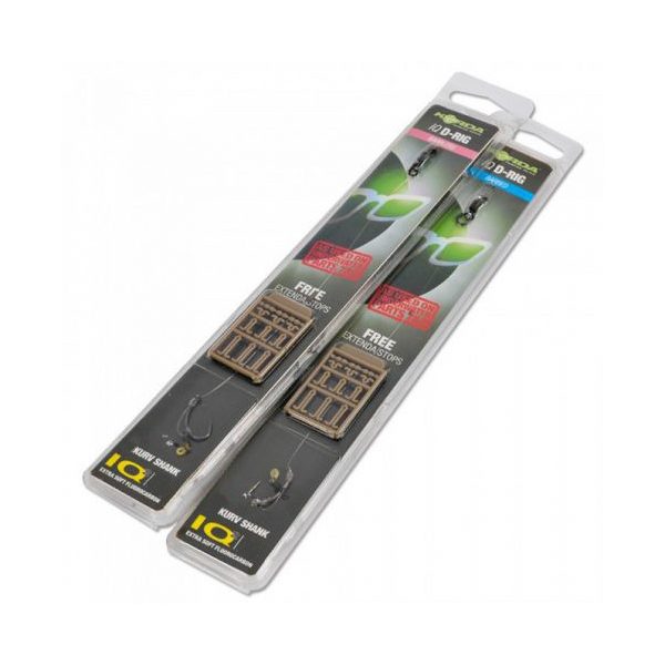 Korda IQ D Rig Size 4 Kurv 15lb- przygotowany przypon karpiowy