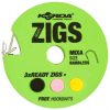 Korda Ready Zigs 8 (240cm) Barbless méret 10- előkötött bojlis ZIG horogelőke