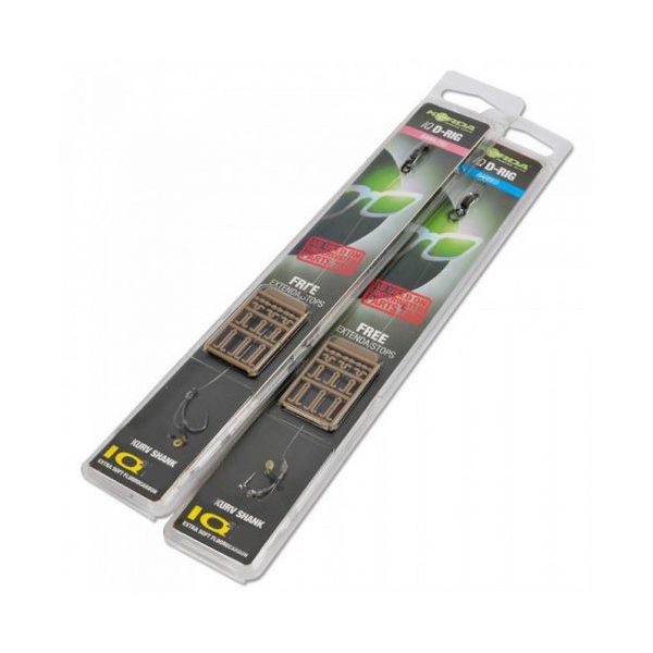 Korda IQ D Rig Size 2 Kurv B 20lb - przygotowany hak karpiowy