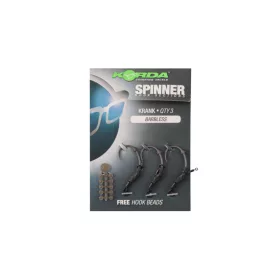   Korda Spinner Hook Sections Krank 6 Haczyk z oczkiem, bezzadziorowy 3szt