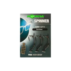   Korda Spinner Hook Sections Kurv 6 Haczyk z oczkiem, bezzadziorowy 3szt