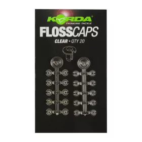 Korda Floss Caps Clear - bojliütköző
