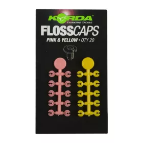 Korda Floss Caps Pink/Yellow - bojliütköző
