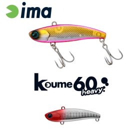 Ima Koume Vibration 60 Heavy 6cm 17gr 101 Red Head Wobler