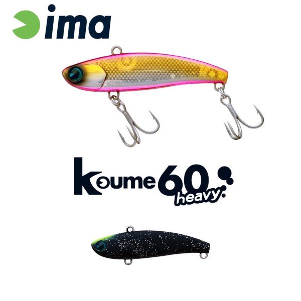 Ima Koume Vibration 60 Heavy 6cm 17gr 119 Matt Night Black Wobler