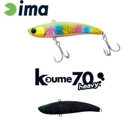   Ima Koume Vibration 70 Heavy 7cm 18gr 119 Matt Night Black Wobler