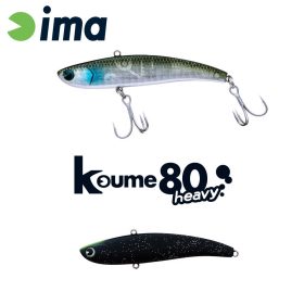   Ima Koume Vibration 80 Heavy 8cm 20gr 119 Matt Night Black Wobbler