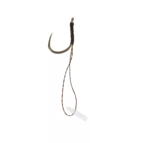   Korum Barbless Hook Hairs With Quickstops - Size 16 Monofil przypon z haczykiem bezzadziorowy