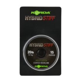 Korda Hybrid Stiff 20lb Gravel Brown 15m - przypon