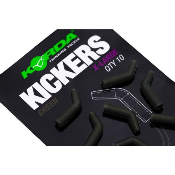 Korda Kickers XL Czerwony/Biały Aligner Hakowy 10 szt.