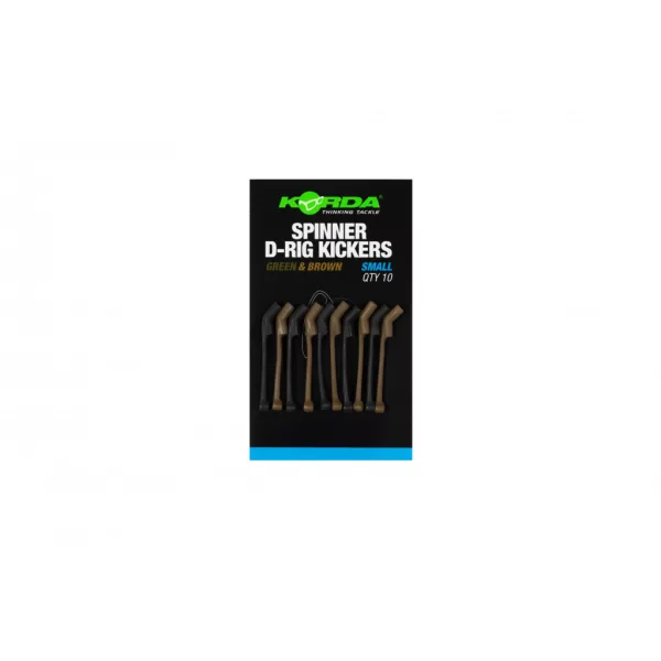 Korda Spinner D Rig Kickers Zöld/Barna Horogbefordító S 10db