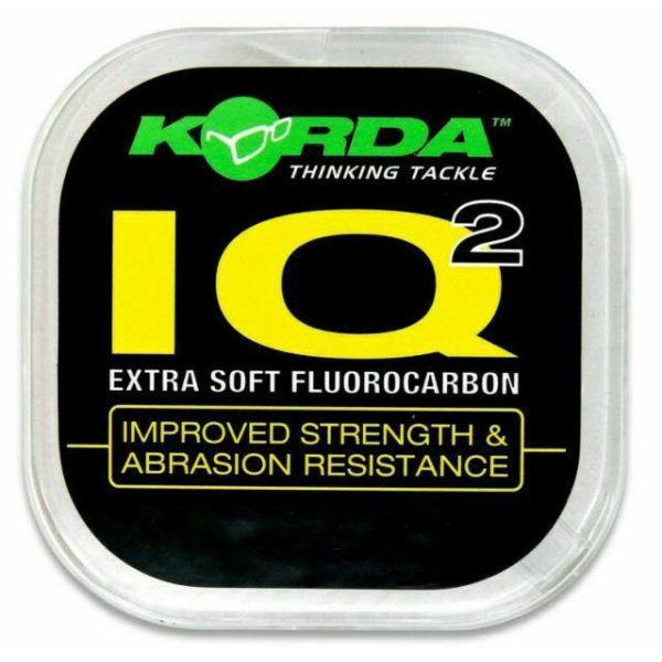 Korda IQ Extra Soft Fluorocarbon Hooklink 20lb - przypon karpiowy z fluorocarbonu