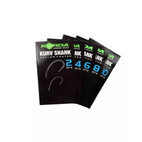 Korda Kurv Shank Size 10 - haczyk, haczyk karpiowy