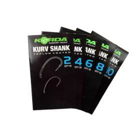 Korda Kurv Shank Size 08 - haczyk, haczyk karpiowy