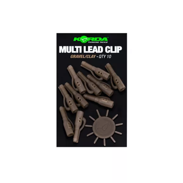 Korda Lead Clip Pin Gravel/Clay Multi Lead Clip Olověná spona 10ks