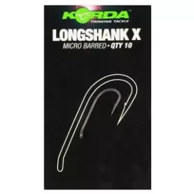 Korda Long Shank X Rozmiar 12 - haczyk karpiowy