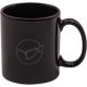 Korda - Mug Glasses Logo Black - czarny kubek z logo okularów