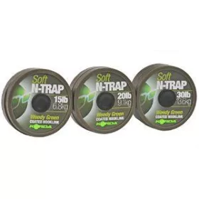 Korda N-Trap Soft 20lb Weedy Green - bojlis előkezsinór
