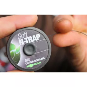 Korda N-Trap Semi Stiff 20lb Silt - bojlis előkezsinór