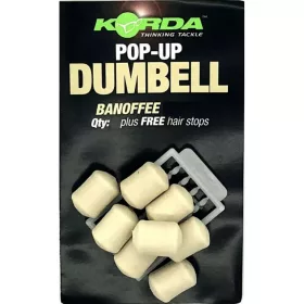   Korda Pop-up Dumbell Banoffee (8mm) - 10 db - csali imitáció