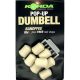 Korda Pop-up Dumbell Banoffee (16mm) - 5 db - csali imitáció
