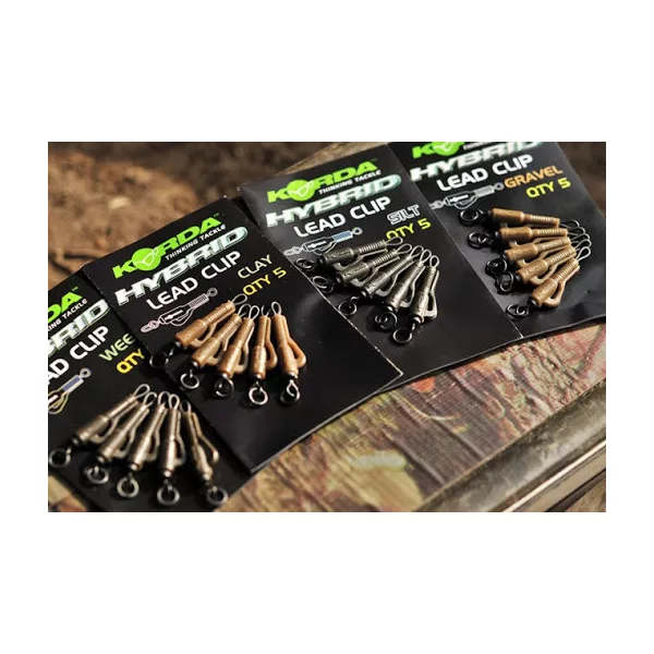 Korda QC Hybrid Lead Clip Gravel/ Clay - klips do ciężarka