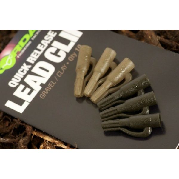 Korda Quick Release Clip Clay / Gravel - klips do ciężarka