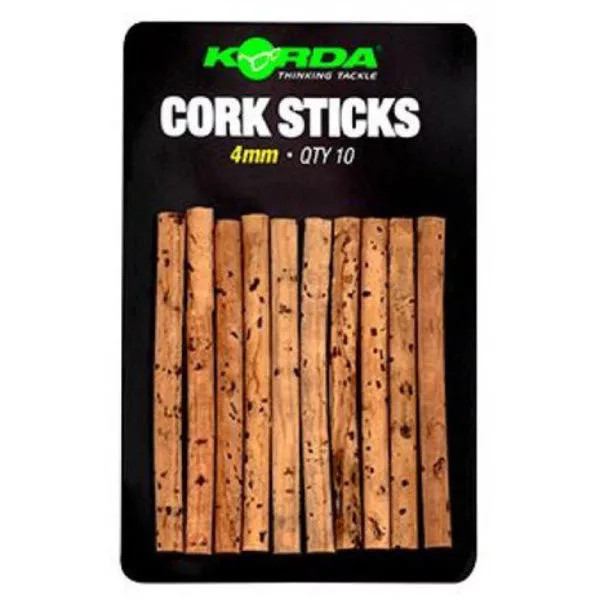 Korda Cork Sticks 4mm Korkowe pałeczki 10 szt.