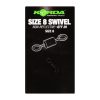 Korda Swivels Size 8 Krętlik 20 szt.