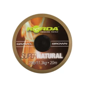   Korda Super Natural Gravel Brown 25lb - powlekana plecionka karpiowa do przyponów