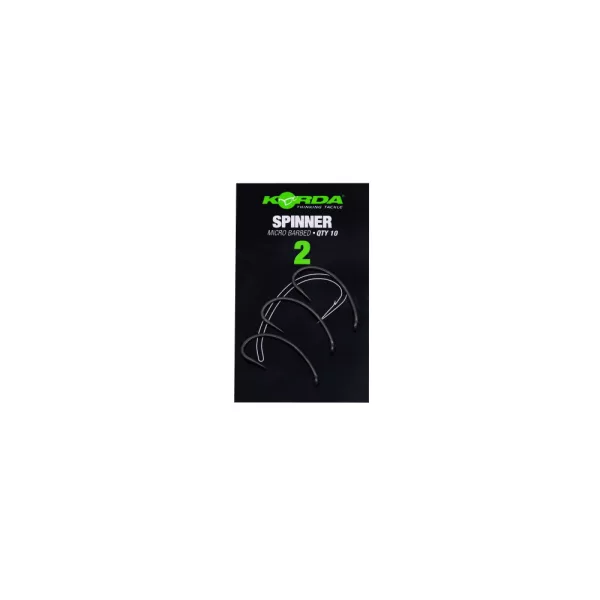 Korda Spinner Hook Size 2 Micro Barbed Haczyk Micro Zadziorowy