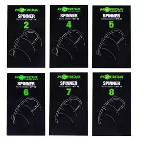   Korda Spinner 7 Z Oczkiem, Zadziorowy Haczyk Karpiowy 10 szt.