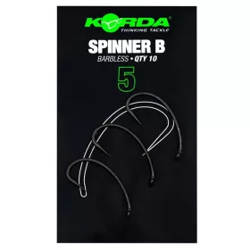   Korda Spinner B 5-pętlowy, z zadziorem haczyk karpiowy 10 szt.