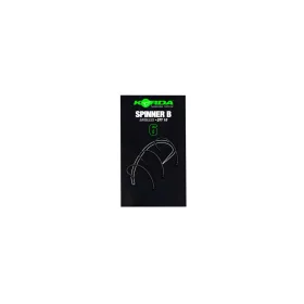   Korda Spinner B Hook 6 Haczyk karpiowy bezzadziorowy z oczkiem 10szt.