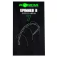 Korda Spinner B 7-pętlowy, z zadziorem haczyk karpiowy 10 szt.