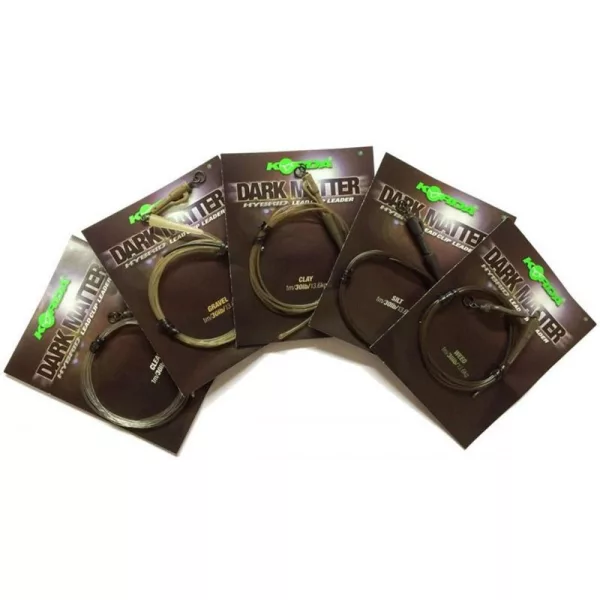 Korda Dark Matter Leader Hybrid Clip 40lb Clear Gotowy Zestaw Bojowy