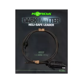  Korda Dark Matter Leader Heli Safe Weed 40lb Gotowy Zestaw Bojowy