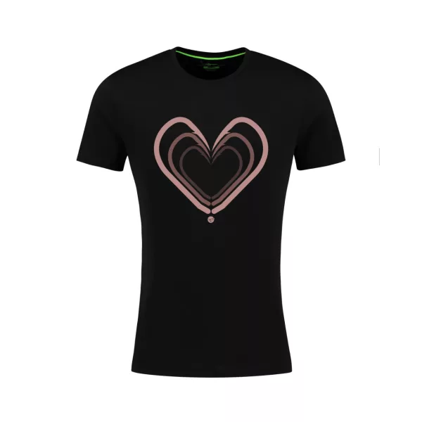 Korda Black Womens Love T-Shirt Damska Koszulka Wędkarska XS