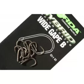   Korda Wide Gape Barbless z 2 oczkami, hak bezzadziorowy 10szt