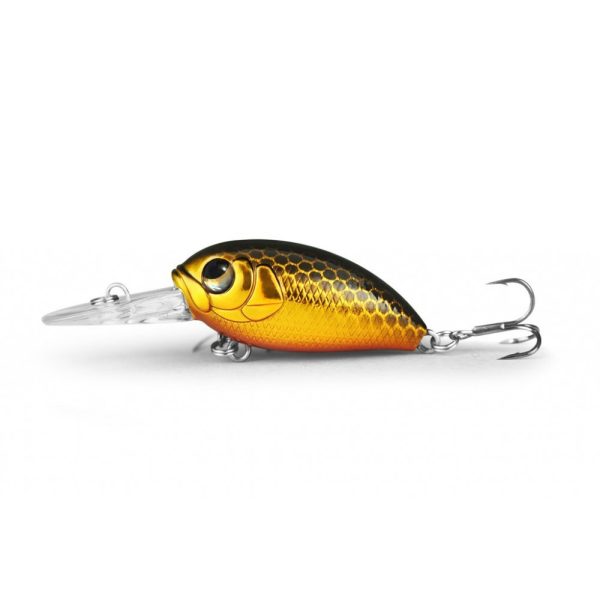 LUREFANS E39 - Pływający 4,8g/39mm, kod koloru 10 Black & Gold Wobler