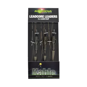   Korda Leadcore Hybrid Lead Clip Weed/Silt Gotowy zestaw karpiowy 3 szt.