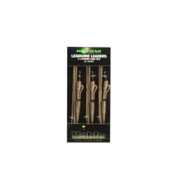   Korda Leadcore Leader Hybrid Lead Clip QC Swivel Żwir Wstępnie zawiązany Zestaw Karpiowy