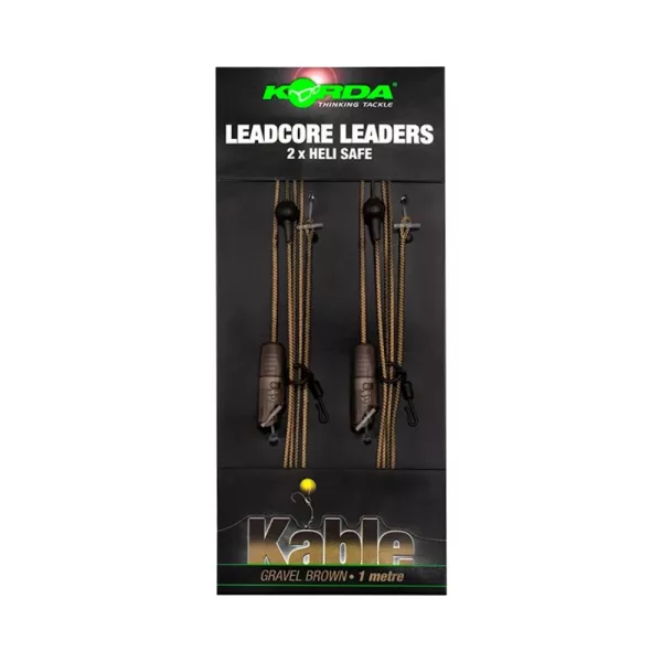 Korda Leadcore Heli Safe Gravel 1,00m Gotowy Zestaw Leadcore 2szt
