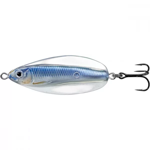 Livetarget Erratic Shiner Spoon Srebrny/Niebieski 11gr 5,5cm Błystka wahadłowa