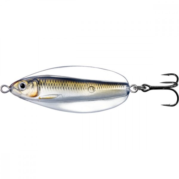 Livetarget Vibráló Csillogó Kanál Ezüst/Bronz 21gr 7cm Támolygó Villantó