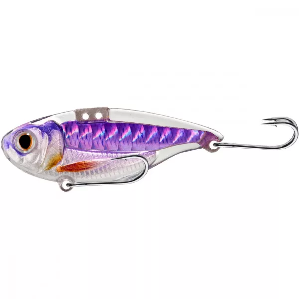 Livetarget Szonikus Shad Blade Csalétek Ibolya/Fekete Hát 5cm 11gr Vertikális Műcsali
